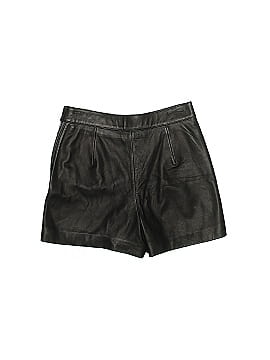 Reiss Faux Leather Shorts (view 2)