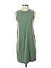A New Day Solid Green Casual Dress Size S - photo 1