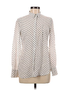 Ann Taylor Long Sleeve Silk Top (view 1)