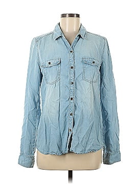 Halogen Long Sleeve Button-Down Shirt (view 1)