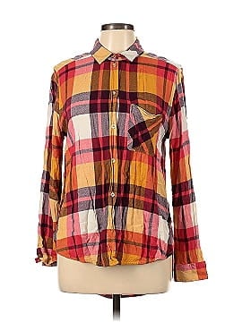 American Eagle Outfitters Long Sleeve Button-Down Shirt (view 1)