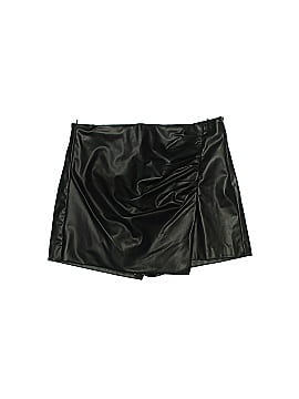 Zara Faux Leather Skirt (view 1)