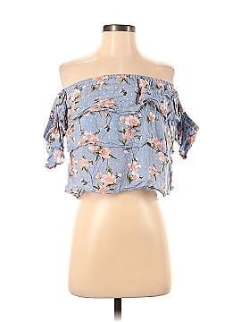 American Eagle Outfitters Short Sleeve Blouse (view 1)