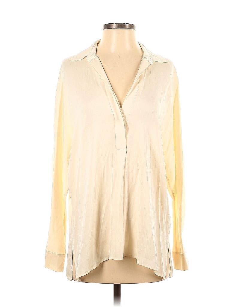 Vince. Ombre Ivory Long Sleeve Blouse Size XS - photo 1