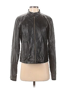 George Faux Leather Jacket (view 1)