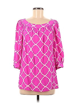 Alice & Trixie 3/4 Sleeve Silk Top (view 1)