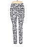 Fabletics Acid Wash Print Graphic Animal Print Zebra Print White Active Pants Size XXL - photo 1