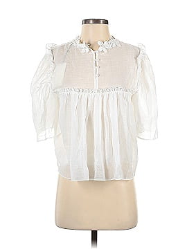 7 For All Mankind Short Sleeve Blouse (view 1)