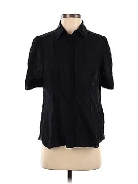 7 For All Mankind Short Sleeve Silk Top (view 1)