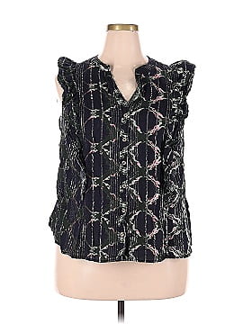 Pilcro by Anthropologie Sleeveless Button-Down Shirt (view 1)
