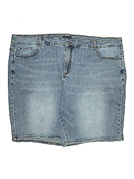 Universal Standard Denim Shorts (view 1)