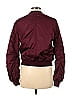 Topshop 100% Polyester Burgundy Jacket Size 6 - photo 2
