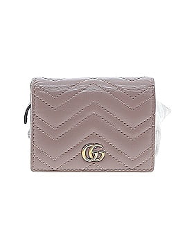 Gucci Leather GG Marmont Card Case Wallet (view 1)