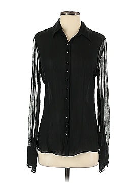 Tahari Long Sleeve Silk Top (view 1)