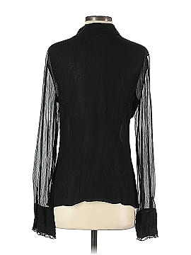 Tahari Long Sleeve Silk Top (view 2)