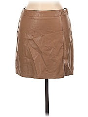 Le Lis Faux Leather Skirt