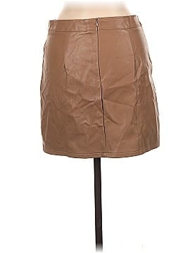 Le Lis Faux Leather Skirt (view 2)