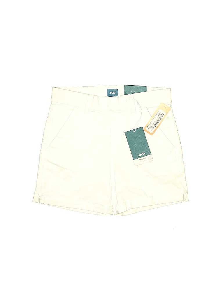 Jag Solid Ivory Shorts Size 0 - photo 1