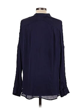 Vince. Long Sleeve Silk Top (view 2)