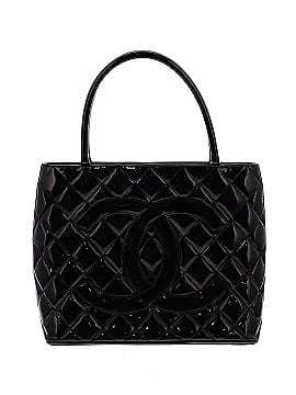 Chanel Vintage Patent Quilted Medallion Tote Bag (view 1)