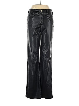 Zara Faux Leather Pants (view 1)