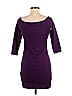 Forever 21 Solid Purple Casual Dress Size M - photo 2