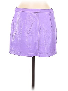 Silence and Noise Faux Leather Skirt (view 2)