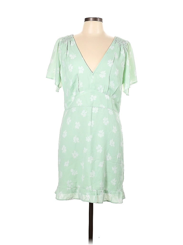 Abercrombie & Fitch 100% Polyester Green Cocktail Dress Size L - photo 1