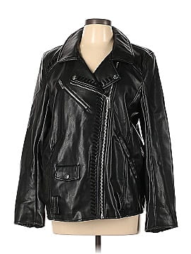 Ett:Twa Faux Leather Jacket (view 1)