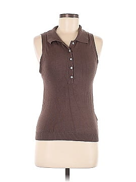 Zara Sleeveless Button-Down Shirt (view 1)