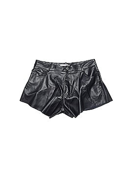 Hot & Delicious Faux Leather Shorts (view 1)