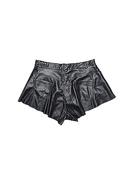 Hot & Delicious Faux Leather Shorts (view 2)