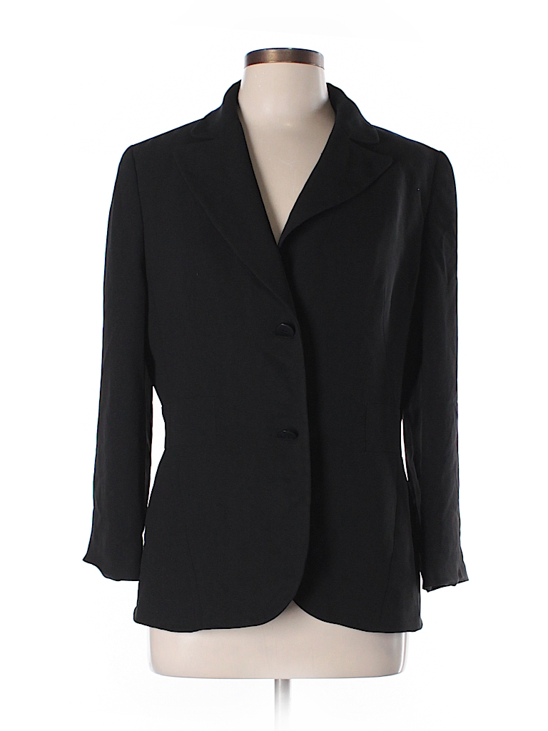 Ann Taylor LOFT Solid Black Blazer Size 12 - 89% off | thredUP
