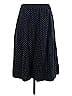 J.Crew 100% Cotton Polka Dots Blue Casual Skirt Size M - photo 2