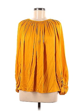 Trina Turk Long Sleeve Silk Top (view 1)