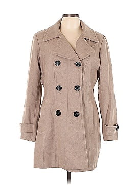 Anne Klein Wool Coat (view 1)