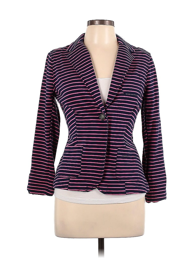 SO Stripes Purple Blazer Size L - photo 1