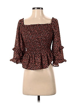 Love & Piece 3/4 Sleeve Blouse (view 1)