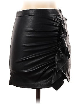 Bershka Faux Leather Skirt (view 1)