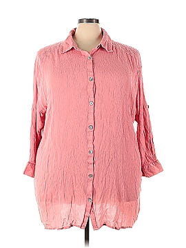 Roaman's Long Sleeve Button-Down Shirt (view 1)