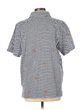 Quacker Factory Short Sleeve Button-Down Shirt (view 2)