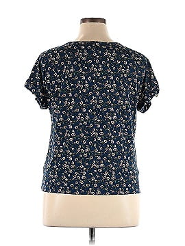 Flower & Feather Short Sleeve Top (view 2)