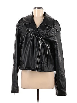 WeWoreWhat Faux Leather Jacket (view 1)