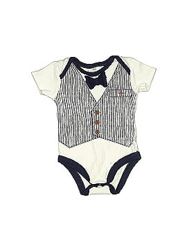 Little Gent by Next Short Sleeve Onesie (view 1)