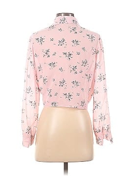 LILY ASHWELL Long Sleeve Silk Top (view 2)