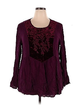 Indigo Soul Long Sleeve Blouse (view 1)