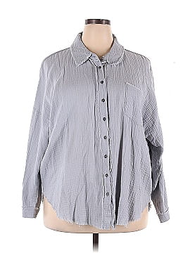 Zenana Long Sleeve Button-Down Shirt (view 1)