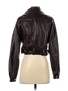 Avec Les Filles Faux Leather Jacket (view 2)