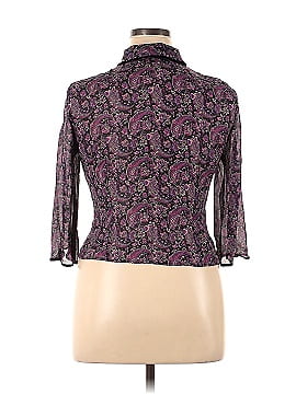 Nine West Long Sleeve Silk Top (view 2)