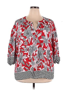 Ruby Rd. 3/4 Sleeve Blouse (view 1)